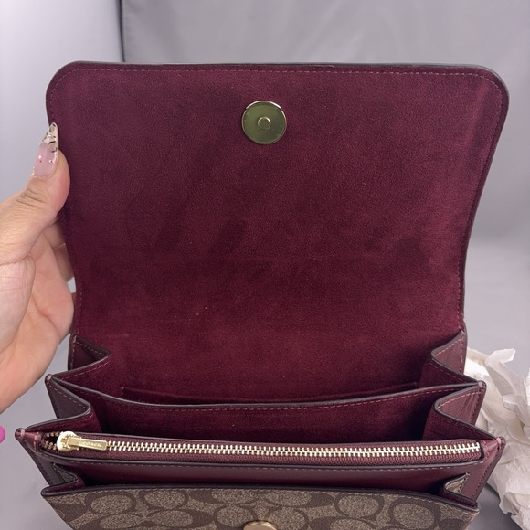 Coach Klare Crossbody Bag Womens Rainbow Quilted Leather Designer Purse Y2K - Picture 10 of 12